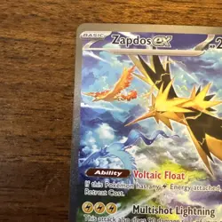 Pokemon TCG - Zapdos EX 202/165 Scarlet & Violet 151 SIR NM Condition - Image 5