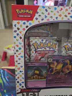 Pokemon TCG Scarlet and Violet - 151 Alakazam ex Collection Box - 4 Packs 820650855269 - Image 2