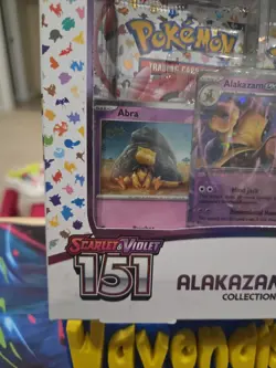 Pokemon TCG Scarlet and Violet - 151 Alakazam ex Collection Box - 4 Packs 820650855269 - Image 3