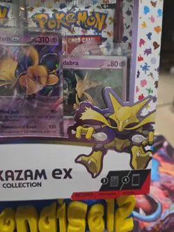 Pokemon TCG Scarlet and Violet - 151 Alakazam ex Collection Box - 4 Packs 820650855269 - Image 4