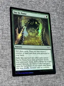 Say Its Name - Foil - Duskmourn: House of Horror #0197 MTG NM - Image 1
