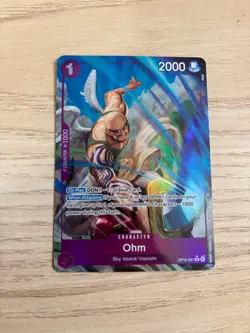 OP15-061 Ohm Alt Art AA R English NM One Piece TCG Card Game - Image 1