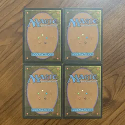 X4 Lightning Bolt Fourth Edition (Black Border) Japanese FBB 4ED MTG Singles - Image 2