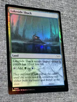 MTG Duskmourn: House of Horror Lakeside Shack Foil 0262 NM - Image 1