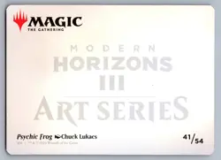 Psychic Frog Art Card MTG #41 S Art Series: Modern Horizons 3 - Image 2