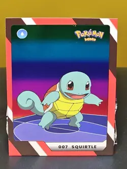 Pokemon Kanto Full House Rainbow Foil Squirtle 007 - Image 1
