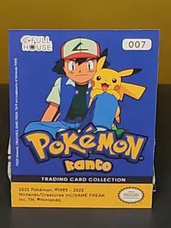 Pokemon Kanto Full House Rainbow Foil Squirtle 007 - Image 2