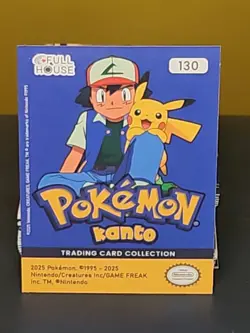 Pokemon Kanto Full House Rainbow Foil Gyarados 130 - Image 2