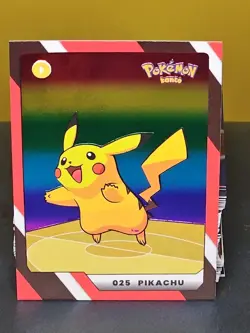 Pokemon Kanto Full House Rainbow Foil Pikachu 025 - Image 1