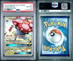 Vileplume GX 4/236 Cosmic Eclipse Holo Pokemon Graded Slab PSA 10 - Image 3