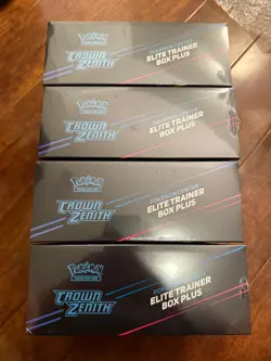 Pokemon Center Crown Zenith ETB Elite Trainer Box Plus Factory Sealed - Image 1