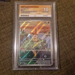 Pokemon TCG Victini SVP 208 Promo Card Victini Illustration ACE 10 - Image 1