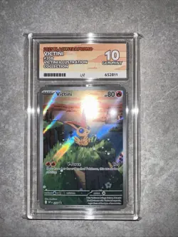 Pokemon TCG Victini SVP 208 Promo Card Victini Illustration ACE 10 - Image 1
