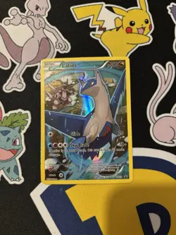 Pokemon Latios TCG XY79 Black Star Promo Full Art Holo Card EX LP/NM - Image 1