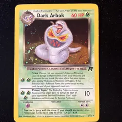 Dark Arbok - 2/82 - Pokemon Team Rocket 1st Edition Holo Rare Card WOTC NM - Image 1