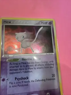 Pokemon TCG Mew Pop Series 4 Holo Card 4/17 - Image 3