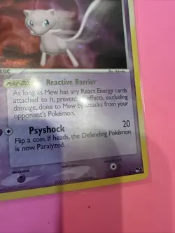 Pokemon TCG Mew Pop Series 4 Holo Card 4/17 - Image 4