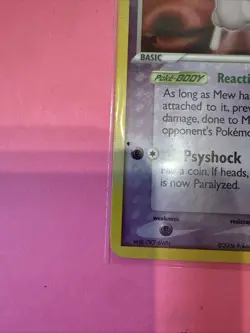 Pokemon TCG Mew Pop Series 4 Holo Card 4/17 - Image 5
