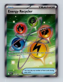 Energy Recycler 108 Pokemon 2026 Perfect Order Full Art Ultra Rare Card NM+ (a) - Image 1