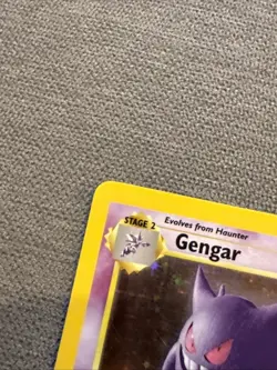 Pokemon TCG Gengar Fossil Holo Card 5/62 NM 1999 Wizards WOTC - Image 2