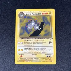 Dark Magneton Team Rocket 28/82 Rare Unlimited Pokemon Card LP - Image 1