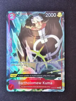 OP05-011 Bartholomew Kuma FOIL Promo - One Piece Card Game - Seven Warlords Eng - Image 1