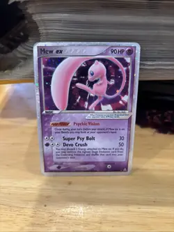 Mew ex 100/110 Holon Phantoms Holo Pokemon Card - Image 1
