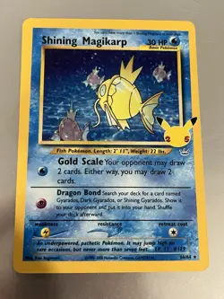Pokemon TCG Celebrations Shining Magikarp Holo Card 66/64 Classic Collection - Image 1