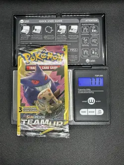 Rare Pokemon Team Up 3 Card Factory Sealed Booster Pack HEAVY 7.71g - Image 1