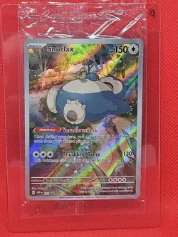 Snorlax SVP EN 051 Black Star Promo Scarlet & Violet Pokemon 151 Card Sealed (B) - Image 1
