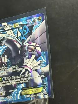 2013 Palkia Ex Plasma Blast Pokemon Card #100 Authentic MP Full Art 100/101 - Image 2