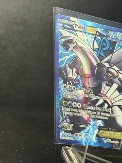 2013 Palkia Ex Plasma Blast Pokemon Card #100 Authentic MP Full Art 100/101 - Image 3