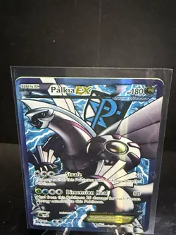 2013 Palkia Ex Plasma Blast Pokemon Card #100 Authentic MP Full Art 100/101 - Image 4