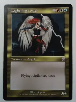 Lightning Angel *Rare* Magic MtG x1 Timeshifted MP - Image 1