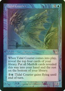 MTG Tidal Courier Foil ** Apocalypse ** English (NM) - Image 1