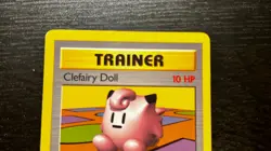 Pokemon TCG - ENGLISH BASE SET UNLIMITED CLEFAIRY DOLL RARE Card 70/102 LP MP - Image 3