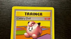 Pokemon TCG - ENGLISH BASE SET UNLIMITED CLEFAIRY DOLL RARE Card 70/102 LP MP - Image 4