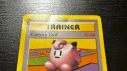 Pokemon TCG - ENGLISH BASE SET UNLIMITED CLEFAIRY DOLL RARE Card 70/102 LP MP - Image 5