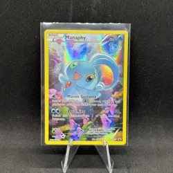Pokemon Manaphy XY113 XY Promo Holo Basic 70 HP Aqua Ring 30 Portuguese - Image 1