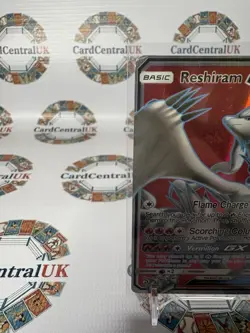 Pokemon TCG Reshiram GX Dragon Majesty 65/70 Holo Full Art Ultra Rare - Image 2
