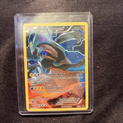 Pokemon BLACK KYUREM Full Art BLACK STAR PROMO XY80 - Image 1