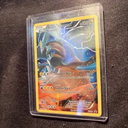 Pokemon BLACK KYUREM Full Art BLACK STAR PROMO XY80 - Image 2