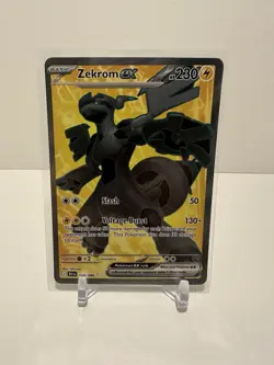 Pokemon TCG Black Bolt Zekrom ex 158/86 Ultra Rare - Image 1
