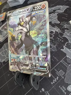 Pokemon TCG Rapid Strike Urshifu V Alt Full Art 153/163 -SWSH05 Battle Styles NM - Image 3