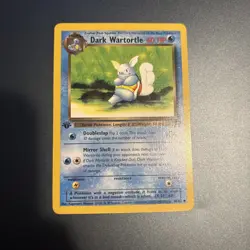 2000 Pokemon Rocket - Dark Wartortle 1st Edition 46/82 - Image 1