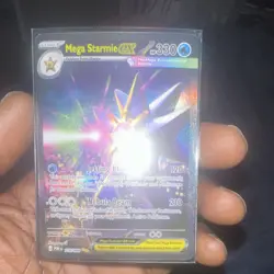 Pokemon TCG Mega Starmie EX 118/088 Evolutions Holo 330 HP - Image 1