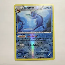Pokemon TCG XY Ancient Origins Vaporeon 22/98 Uncommon Reverse Holo NM - Image 1