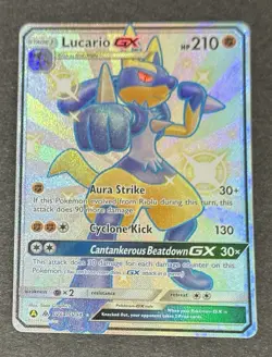 Pokemon Lucario GX - Full Art Holo - SV64/SV94 - Hidden Fates Shiny Vault - NM - Image 2