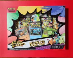Pokemon Ascended Heroes First Partner Deluxe Pin Collection - Factory Sealed New - Image 1