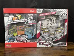 Pokemon Sam’s Club White Flare Binder Collection & Unova Poster Collection - Image 1